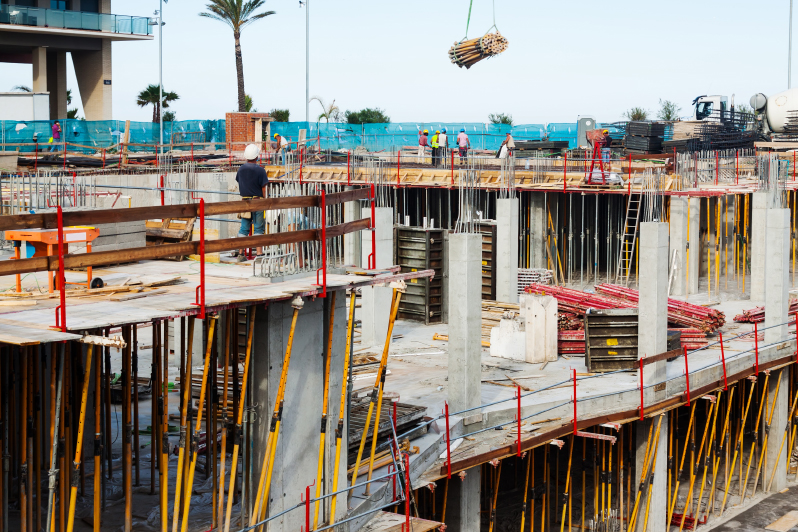 Concrete Suppliers Installing utilities